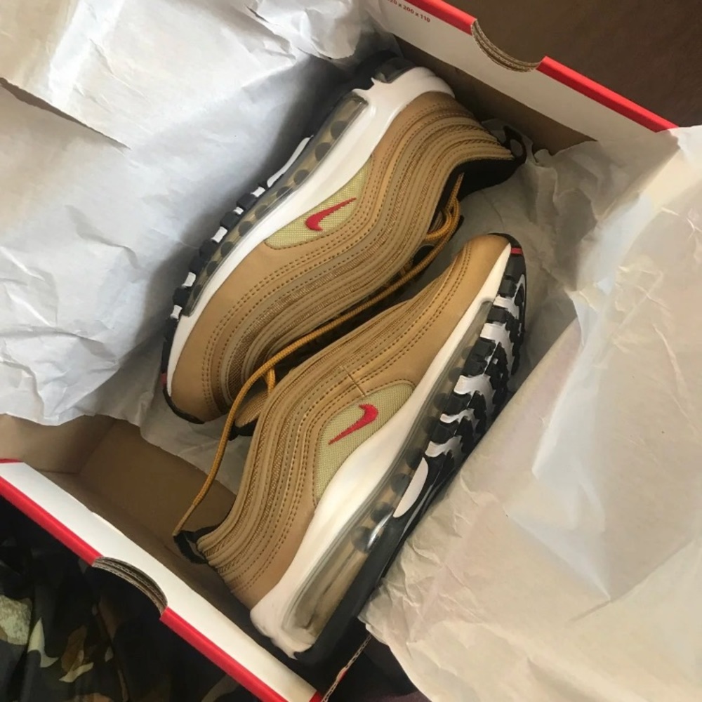 Brand new gold air max 97
